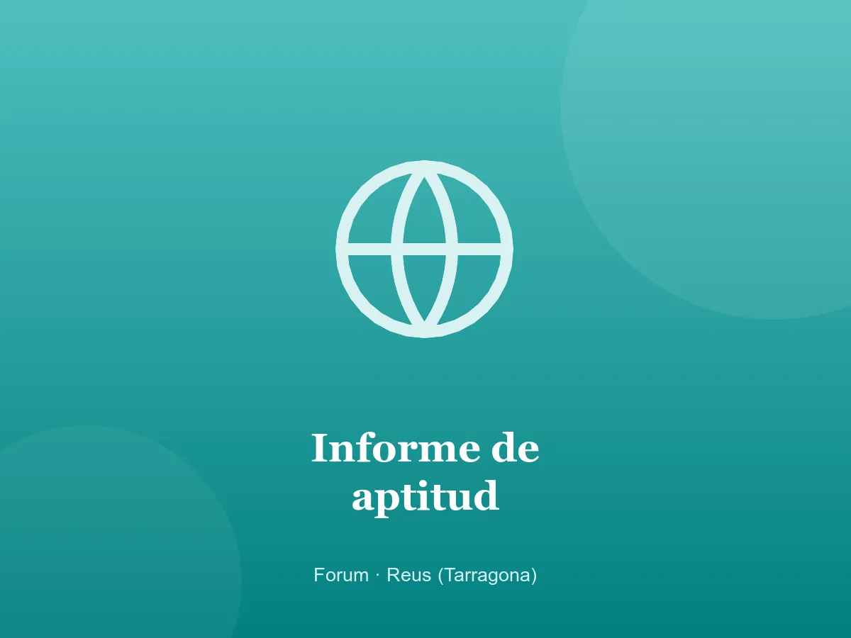 Prueba psicotécnica de coordinación para el canje de carnet extranjero en el centro Forum de Reus