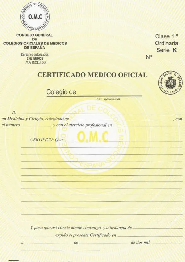 certificados médicos riudoms